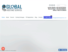 Tablet Screenshot of globalhostingservice.com